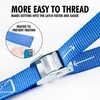 Cartman 1" x 12' Lashing Straps Up To 600lbs,4pk Blue