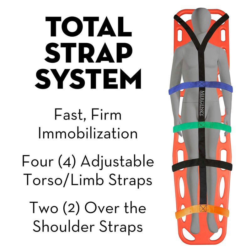 MERGENCY Spineboard Straps | Industrial Grade Medical Backboard Straps |