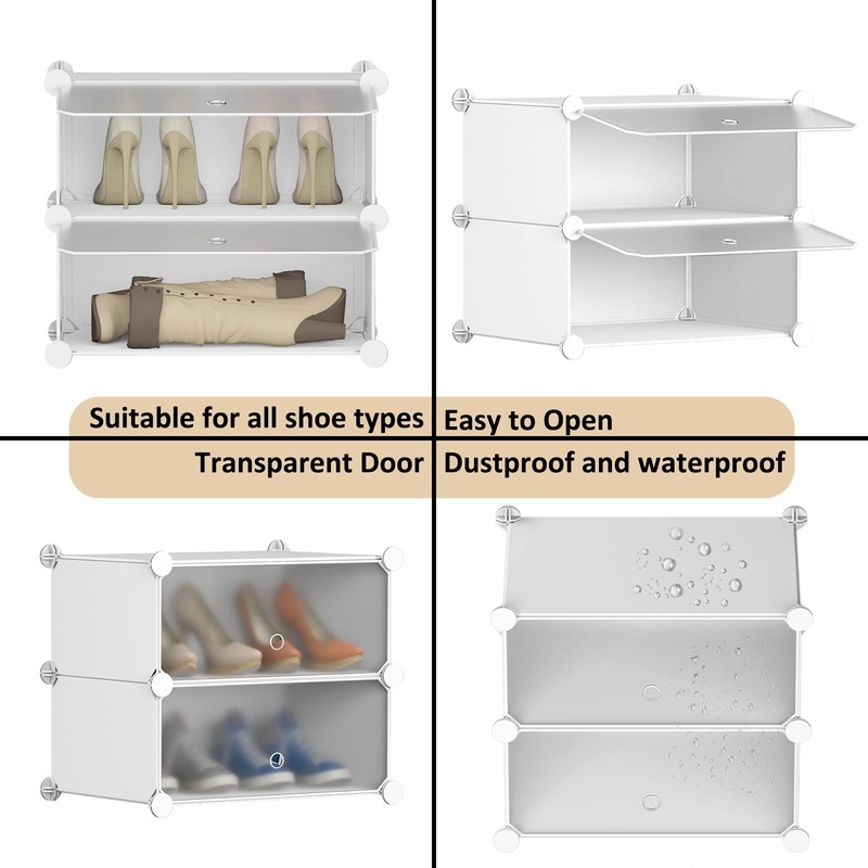 HOMIDEC Shoe Storage, 10-Tier Shoe Rack Organizer for Closet 20