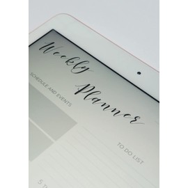 Weekly Plan Book Simple and Stylish Design: You can write your daily and weekly activities.