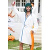 Mainfini 4 Pcs Men’s Holiday Cousin Robe Costume Set White