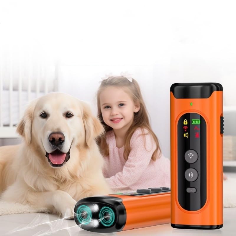 LIWEARE Ultrasonic Dog Bark Deterrent Device 50 ft Range Dog