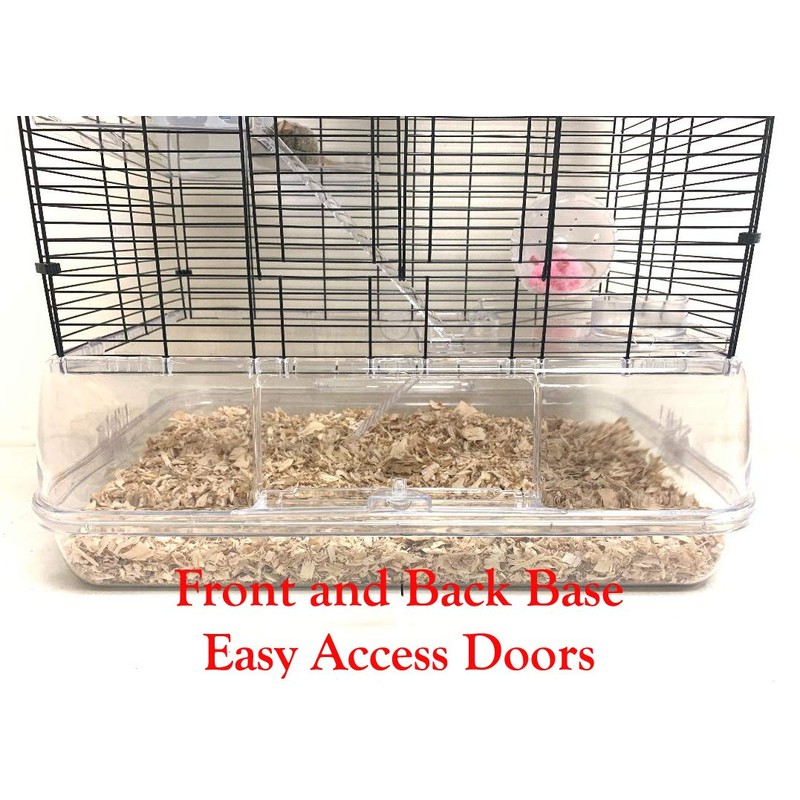 Large 3-Story Acrylic Clear Hamster Palace Cage Habitat Home for