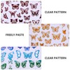 Ipetboom 5sheets Butterflies Nail Art Stickers Shiny Decals for DIY