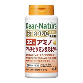 Asahi Group Foods Dear Natura Strong 39 Amino Multivitamin & Minerals, 150 Tablets