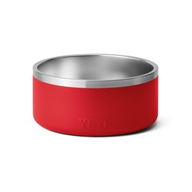 YETI Boomer, Stainless Steel, Non-Slip Dog Bowl, Rescue Red, 8