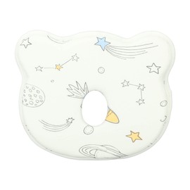 Baby Head Shaping Pillow Prevent Flat Head Cartoon Pattern Soft Cotton Sleeping Pillow Outer Space Printing