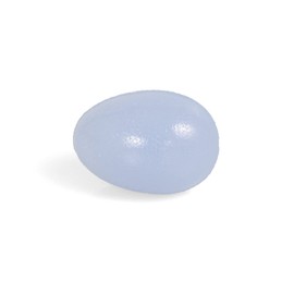 TheraPIE Gel EGG Ball, Egg Shaped Hand Trainer, High Quality, Forearm Trainer, Hand Muscle Trainer, Hand Grip Trainer, Finger Trainer, Anti Stress Ball (Light Blue (Light))