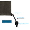 Universal Replacement Mounting Brackets of Exterior Sun Shades Outdoor/Indoor Roller