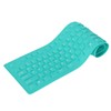 Foldable Silicone Keyboard 108 Keys Silicone Foldable USB Wired Waterproof