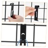 STOBAZA 10pcs Utility Hook Grid Wall Hangers Sturdy Metal Display