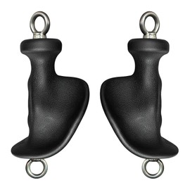 Ergonomic Tricep Rope Pull Down Attachment, Upgraded Long Triceps Rope Cable Attachments for Gym, LAT Pull Down Bar for Cable Machine, Tricep LAT Pulldown Workout Cable Attachments (Cable HANDLES-02)