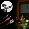 Amadget BNC Q9 to Double Alligator Clip Test Cable Probe