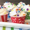 Valentine Red Bulk MINI Candy Nut Paper Cups- Mini Baking