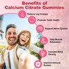 Calcium Citrate Gummies - Chewable Calcium Gummies for Bone, Muscle,