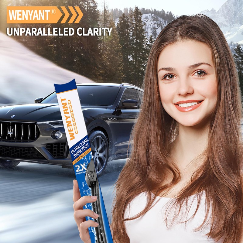 Wenyant 26"/16"/13" Windshield Wipers Compatible with Honda CRV CR-V 2012