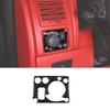 Soft Carbon Fiber Headlight Switch Button Panel Trim Sticker Compatible