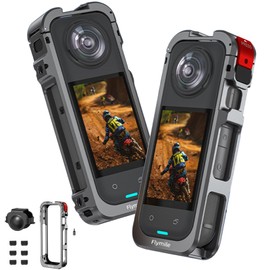 Honlyn Expansion Cage for Insta360 X5,Camera Ultra-Expandable with 1/4 Threaded Hole Dual Cold Shoe Mount Multifunction Frame for cinematography VLOG Video