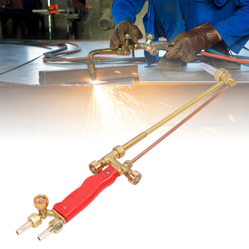 Gas Cutting Torch Heavy Duty Oxygen Acetylene Welding Gun Metal