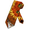 Three Rooker Sunflowers ties Vincent van Gogh neckties art