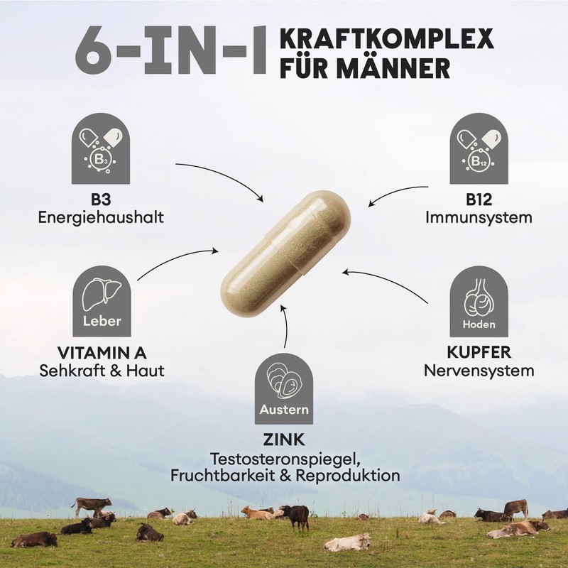 Nutriest Organic Beef Testicle Extract - EU Pasture Holding and