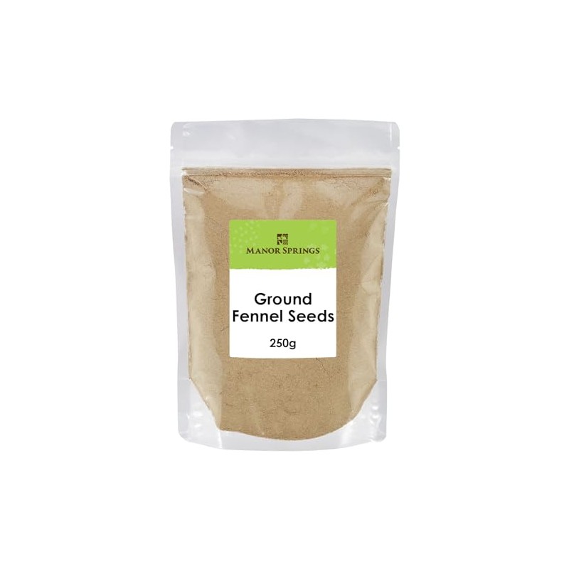 Ground Fennel Seeds 250g by Manor Springs