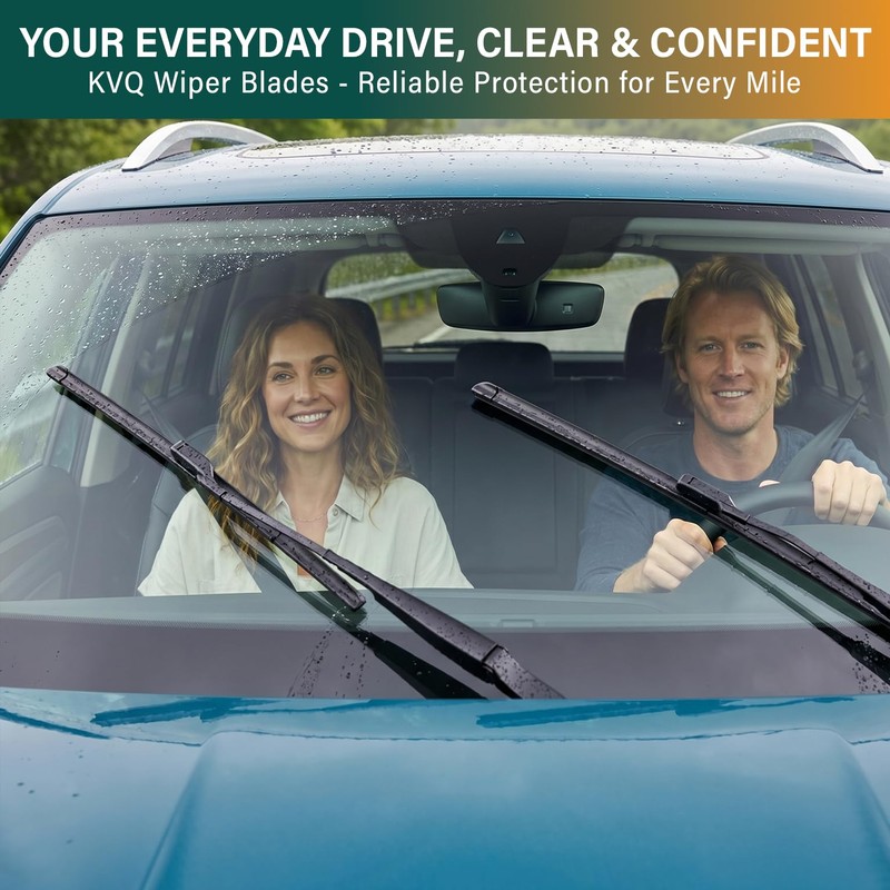 KVQ 22"+20" Windshield Wiper Blades Replacement for Toyota Tacoma 2016-2023