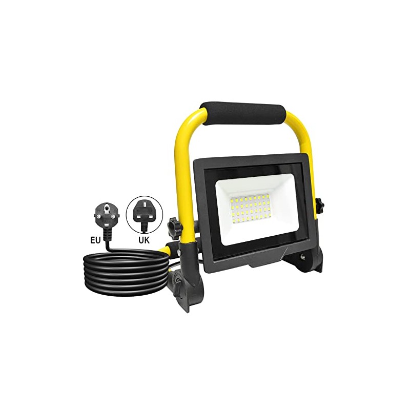 Willpower Portable LED Construction Spotlight 30 W 3000 LM LED