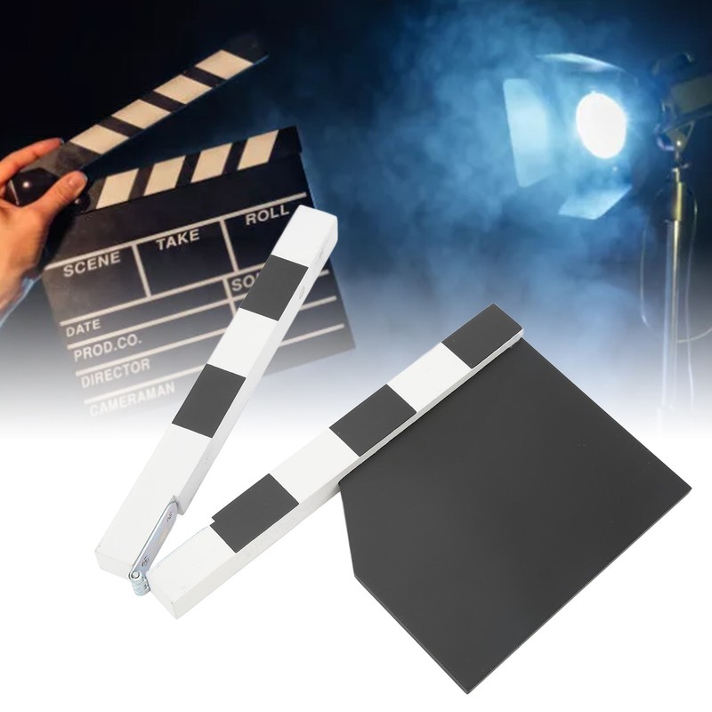 Film Director Clapper Board Density Board Movie Scene Clapboard for