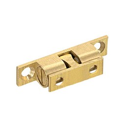 Sourcingmap Cabinet Door Closet Brass Double Ball Catch Tension Latch 35mm Length Gold Tone