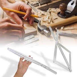 New 2025 Miter Saw Protractor Angle Finder Bevel Gauge Corner Tool with Scales for Woodworking, Aluminium Alloy Premium Digital Angle Finder