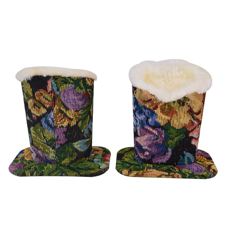 Bleiou Pack of 2 Soft Plush Lined Eyeglasses Holder Stand