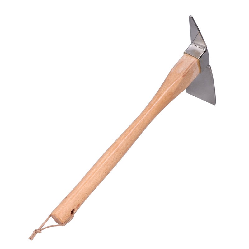 Pick Axe Simple Practical Fine Workmanship Stainless Steel Wood Material