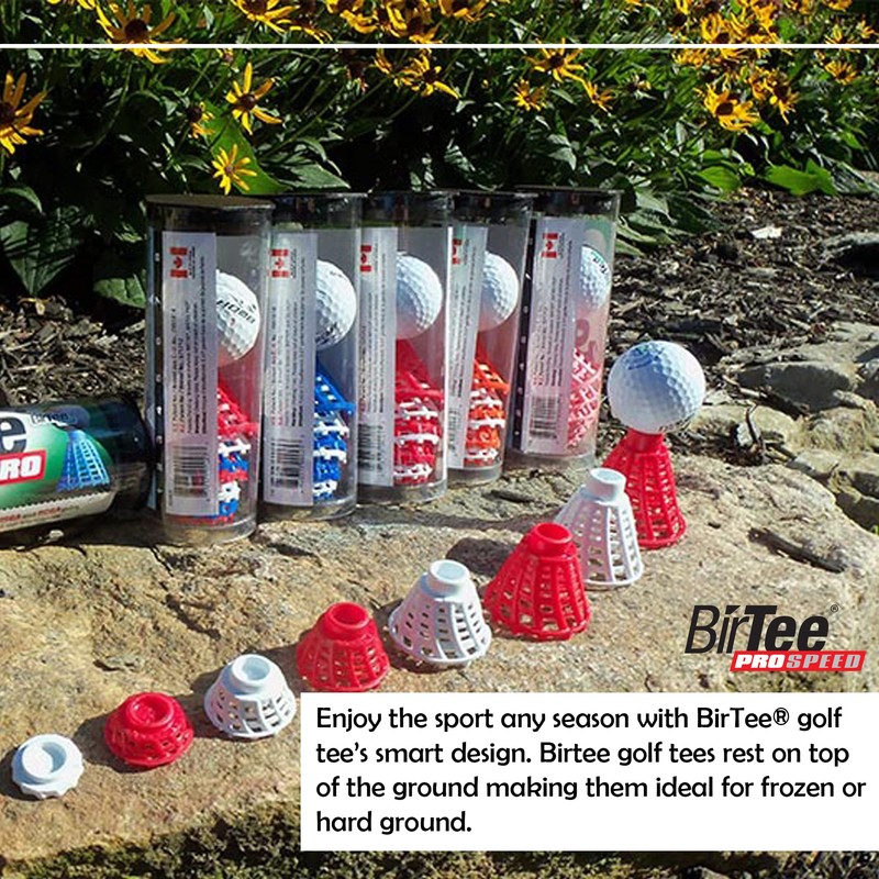 BirTee Golf Tees - PRO SPPED Version with Enhanced Durability