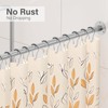 Yampos Diamond Shaped Corner Shower Curtain Rod, [Both Sides: 22"-34.8",
