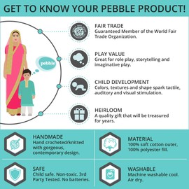 Pebble Pink Octopus Rattle, 1 EA