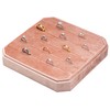 COWFEX Multiple Velvet Ring Storage Organizer Display Tray Jewelry Box