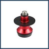 INFINAUTO 1pair 10mm M10x1.5 Red Motorcycle Swing Arm Spools for