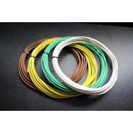 Audiopipe 10 GAUGE 4 WAY TRAILER WIRE KIT 50 FT EA LIGHT BRAKE POWER GROUND BATTERY AWG