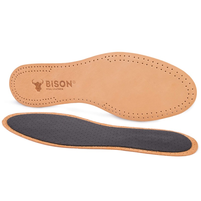 ORTRI Genuine Leather Insole, Premium, Activated Carbon, Odour Absorber, Breathable