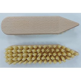Wooden Scrubbing Brush Heavy Duty Stiff Bristle Iron Style Floor Tile Decking Indoor/Outdoor Cleaning Brush – Pack of 2