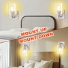 Loyareal Wall Sconces Set of Two, Brushed Nickel Wall Sconce