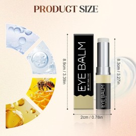 Crema de Cúrcuma para Ojos en Stick, Bálsamo Hidratante con Retinol – Reduce Bolsas y Ojeras en Minutos, Suero de Viaje para Mujeres y Hombres – Rápida Absorción (1)