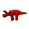 TUFFY - World's Tuffest Soft Dog Toy - Dinosaur Triceratops