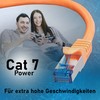 BIGtec 5m CAT.7 Patchkabel Netzwerkkabel Gigabit Patch DSL LAN Ethernet