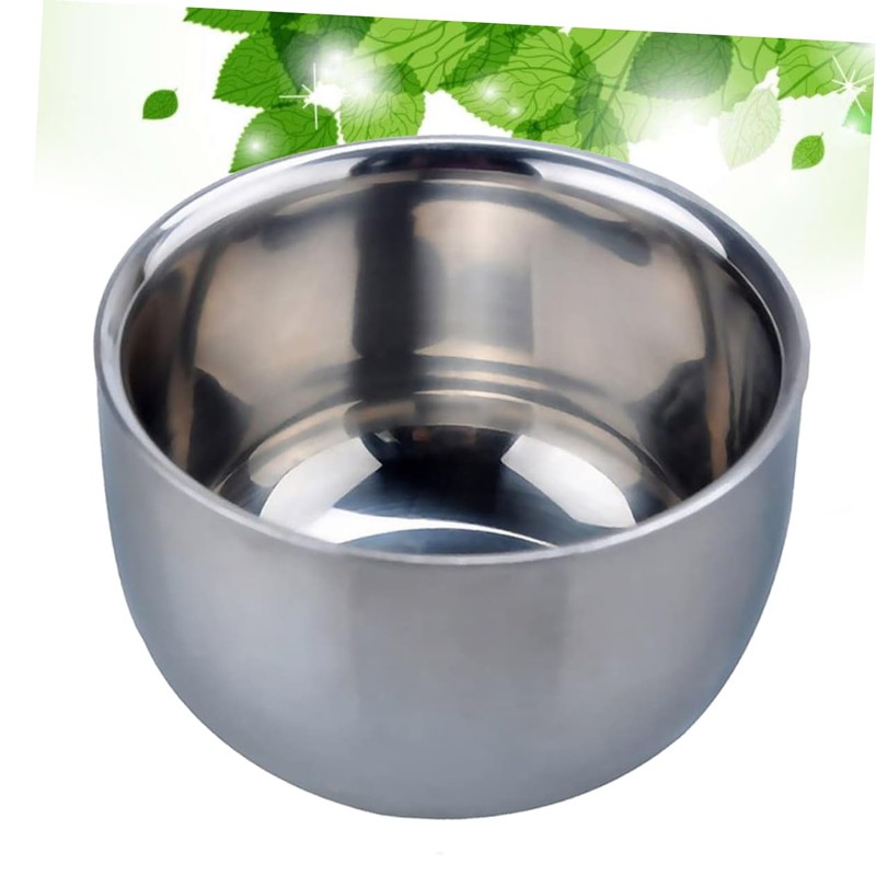 TOVINANNA Shaving Bowl for Men Stainless Steel Shaving Soap Cup