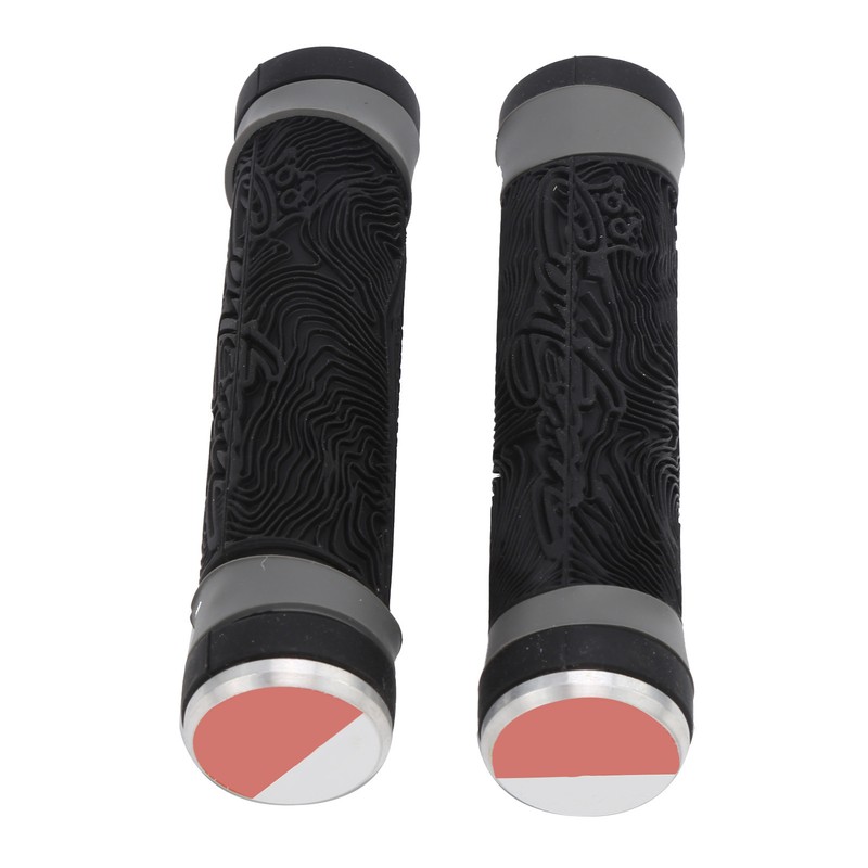 Antislip Silicone MTB Bicycle Handlebar Grips with Plugs Shockproof Cycling