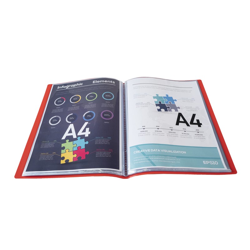 Exacompta - Ref 8865E - Semi-Rigid PP Display Book -