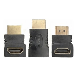Cople Adaptador Hdmi Conexión Extension Recto 270 90 Angulo