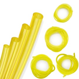 Pack of 4 1.5 m Petrol Hose 3 x 6 mm, 3 x 5 mm, 2.5 x 5 mm, 2 x 3.5 mm Fuel Hose, PVC Hoses, Suitable for Hair Dryers, Petrol Hose, Brushcutter, Chainsaws and Brush Cutters